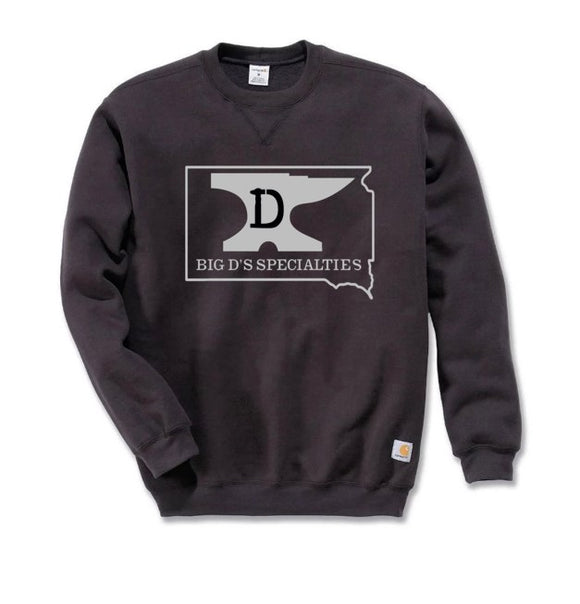 Big D's Specialties Carhartt Brand Sweatshirt- BLACK