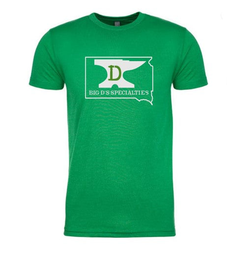 Big D's Specialties Short Sleeve T Shirt- KELLEY GREEN