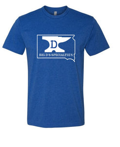 Big D's Specialties Short Sleeve T Shirt- ROYAL BLUE