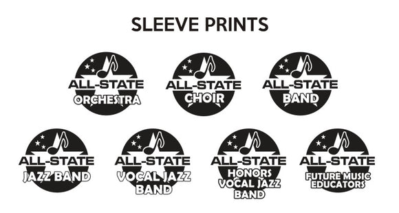 2024 Short Sleeve Instrument Print All State- $7