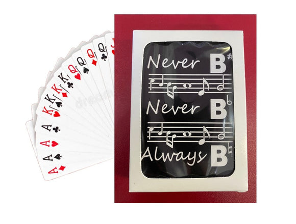 TMEA Deck of Playing Cards- Always B Natural