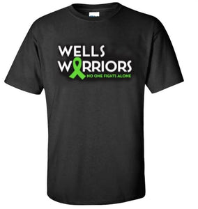 Wells Warriors No One Fights Alone- Soft Style T Shirt- Adult Sizes