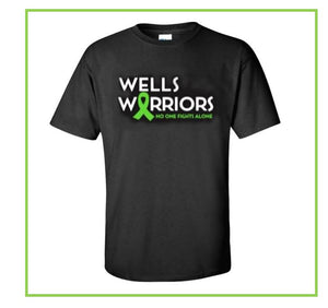 Wells Warriors No One Fights Alone- Soft Style T Shirt- Youth Sizes